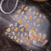 Adesivos Novos Tridimensionais em Relevo Mar Azul, Acessórios de Nail Art de Luxo Leve para Meninas, Adesivos de Nail Art de Alta Qualidade em Estoque