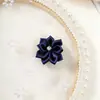 Flor de Nueve Puntas de 3 cm con Pedrería, Exquisito Accesorio para el Cabello Estilo Coreano, Decoración para Sombrero, Accesorios de Manualidades, Juguete, Zapato y Decoración de Sombrero