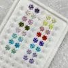 Nueva Estrella Hexagonal de 5 mm Colorida Circonia Piedra Suelta Estrella de Seis Puntas Circonia Nuevo Producto Lanzado Accesorios de Moda Suministro Directo de Fábrica