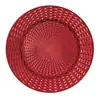 Nuevos Platos Decorativos Galvanizados para Bodas, Hoteles y Fiestas, Hechos de Material PP, Platos de Presentación, Platos Decorativos al por Mayor