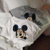 Ropa infantil de algodón de verano para niños pequeños y medianos, nueva camiseta de manga corta para niños y niñas, cuello redondo, camiseta de bebé, camiseta de marea base
