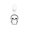 Llavero de Goma Suave de Fantasma de Halloween Dibujado Hebilla de Puerta en Forma de 8 en Forma de U Llavero Pinza de Langosta Figura de Muñeco Hebilla Colgante Adorno