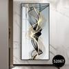 Pintura Moderna Minimalista para Colgar en la Entrada, Pintura Decorativa Abstracta para el Vestíbulo, Arte de Pared Vertical para Pasillos y Pasillos, Atmósfera Artística Tridimensional