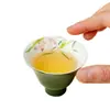 Ino Kuisong Lago Polvo de Piedra Orquídea Alto - Taza de Maestro, Estilo Fresco Pequeño Cerámica Kung Fu Juego de Té, Taza para Beber Té, Taza de Maestro, Taza de Té
