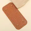 Fondos de Bolso Personalizados con Patrón de Cocodrilo de PU, Hechos a Mano para Bricolaje, Multicolor, Tamaños Grande, Mediano y Pequeño, Estampado Animal Encerado al Aceite, Directo del Fabricante de Origen, Venta al por Mayor