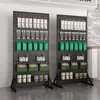 Prateleira de Painel Perfurado Multifuncional Exibidor Rack de Armazenamento Suporte de Chão Móvel com Suporte Artefato de Barraca Rack para Joias
