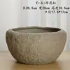 Macetas Cerámicas Creativas Inspiradas en Zen para Plantas Acuáticas, Macetas Hidropónicas Grandes, Recipientes para Lotos, Contenedores de Jardinería para el Hogar para Flores Frescas y Centella Asiática