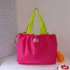 Bolsa de compras plegable protección ambiental hombro portátil bolsa de almacenamiento portátil supermercado gran capacidad impermeable en stock entrega de una sola pieza