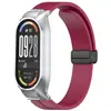 Adequado para capa metálica e pulseira de silicone Xiaomi Mi Band 10, pulseira de silicone com fecho magnético dobrável Xiaomi Mi Band 89nfc