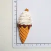 Nuevos Accesorios de Resina de Helado DIY Pegamento de Crema Funda para Teléfono Móvil Imán para Refrigerador Llavero Colgante Material
