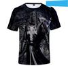 Camiseta de Caballero Templario para Hombre Camiseta Impresión 3D Caballero Temp