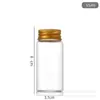 Lugar de fábrica tapa de aluminio de 37 mm tornillo de control botella Botella de Cordyceps botella de té de flores botella de polvo de vidrio botella de deriva botella de medicina