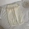 Conjunto de dos piezas con capucha para bebé estilo INS, primavera y otoño, versión coreana para niñas, chaqueta con capucha de orejas de dibujos animados, conjunto de sudadera de moda
