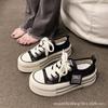 Zapatos de Lona de Suela Gruesa para Mujer, Zapatos Casuales Verano 2025, Tenis Blancos que Aumentan la Altura, Tenis de Verano Transpirables, Transpirables y que Aumentan la Altura