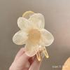 Horquilla de Lazo, Pinza para Moño Alto, Horquilla de Verano, Clip para Parte Posterior de la Cabeza, Adorno para la Cabeza, Accesorio para el Cabello con Clip de Tiburón