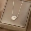 Collar de perlas naturales de agua dulce para mujer, estilo francés, ligero, lujoso, elegante, diseño de nicho, nuevo estilo, cadena de clavícula.