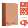 Paquete de 20 Cuadernos, Papelería para Estudiantes Universitarios, Cuadernos de Ejercicios A5 Espesos Tapa Blanda, Cuadernos Sencillos para Oficina