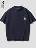 300g Camada de Ar Camiseta Americana Pesada com Bolso Masculina Solta Plus Size Verão Camisa Polo Manga Curta Masculina Moda