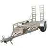 Remolque para Excavadora Exportación Remolque de Plataforma Personalizado Galvanizado en Caliente Maquinaria Agrícola Remolque para Herramientas de Oruga Fábrica de Remolques