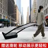 Pancarta de Exhibición Impermeable para Exteriores, Señal Vertical a Prueba de Viento Rellenable con Agua, Soporte para Carteles de Señalización con Agua, Soporte de Señalización en Forma de L, Señal Indicadora