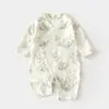 Ropa para Bebés y Niños Anyang, Ropa de Verano de Fibra de Bambú para Aire Acondicionado, Ropa para Bebés, Ropa para Gatear, Ropa Hanfu de Mariposa