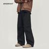 Pantalones de Trabajo Casuales para Hombre APO Ropa de Trabajo Otoño para Hombre Sentido de Alta Gama Sueltos Versátiles Rectos Semi-elásticos Pantalones de Paracaidista