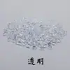 Decoración de Hielo de Cristal Sintético Asimétrico Acrílico Accesorios para Bar Piedras Transparentes Multifacéticas
