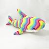 Muñeco de tiburón de peluche, venta al por mayor, bonito y popular juguete de peluche para dormitorio, almohada para dormir de tiburón Ah Woo