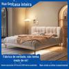 Baxter Fengyunduo Cama de Tecido Quarto Principal Designer Borda a Borda Simples Enchimento de Penas Cama de Casal Estofada Cama Estofada