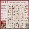 Libro de Pegatinas Navideñas con Material Troquelado, Pegatina de Mascota Impermeable, Manual de Pegatinas Navideñas Transfronterizo, Pegatina para Niños