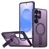 Adecuado para Samsung S26Ultra Funda Refrigerante para Teléfono, Diseño Creativo Hueco Transpirable con Soporte Magnético Anticaídas, Carcasa S25U
