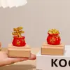 Bolsa da Sorte Estilo Chinês Suporte para Celular Decoração de Casa Novo Estilo Chinês Decoração de Mesa Atrai-Fortuna Presente de Reunião Anual