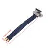 Conector Macho de Carregamento Sem Fio Tipo-C Cabo Plano Flexível FPC Cabo de Fita Macio Pad de Solda de 2 Pinos