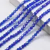 Cuentas de Cristal Tierra de 6 mm Chapadas Color AB 1 Hilo Cuentas de Cristal Dispersas Cuentas de Vidrio Cuentas de Piña Material para Joyería Hecha a Mano Accesorios