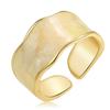 Anillo retro con apertura de nube transfronteriza, aleación de moda para mujer, textura de mármol creativa, joyería simple de alta gama para hombres