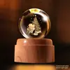 Luz Noturna de Planeta com Bola de Cristal Giratória Enfeites Criativos para Mesa Artesanato Feng Shui Presentes para Professores Novos Produtos Transfronteiriços
