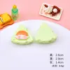Lindo Queso Bloque de Queso Juguete de Comida Lindo de Moda Creativo DIY Agujero Zapato Imán de Refrigerador Decoración Accesorios de Resina
