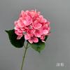 Flor artificial de boda mano hortensia individual 3D mano Azul Púrpura Camino de boda fila de flores flor hortensia falsa