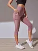 Pantalones cortos ajustados de costura nueva transfronterizos para levantar glúteos, pantalones deportivos con costuras de malla, pantalones de yoga, leggings ajustados a la cintura, pantalones para mujer