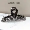 Novo Presilha de Cabelo de Cristal Strass Moda de Luxo 2026 para a Parte de Trás da Cabeça, Versátil e Elegante Presilha de Tubarão Acessório de Cabelo
