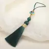 6cm Xiangyun Pequeno Pingente de Franja com Borla Joia Artesanal Decoração Pingente para Capa de Celular Pingente Marcador de Página Acessórios de Grampo de Cabelo
