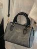 Bolso Retro Patchwork de Moda para Mujer 2025 Nueva Moda Bolso Almohada de Hombro Único Bolso de Mano Casual con Bloques de Color Bolso Cruzado