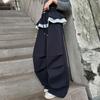Pantalones para Niña Primavera y Otoño 2026 Estilo Nuevo Moda Infantil Pantalones de Pierna Ancha de Otoño para Niños Mayores Pantalones Cargo Casuales