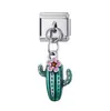 Artesanía Hecha a Mano Transfronteriza Personalidad Creativa de Moda Base de Acero Módulo de Pulsera Artesanal Hecho a Mano Accesorios Colgantes DIY