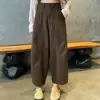 Calça Feminina Curva Estilo Coreano Outono 2026, Calça de Algodão Nove Pontos Petite, Calça Feminina Reta Versátil Casual Emagrecedora, Comércio Exterior