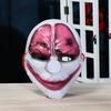Novo Halloween palhaço ladrão filme cos horror grimace máscara facial completa adereços dia da colheita bandeira rosto festa máscara
