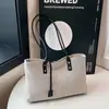 Bolso de Hombro de Tela de Punto Estilo Retro para Viajes Diarios, Nuevo para Primavera 2026, Gran Capacidad, Simple y Elegante