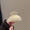 Pinza para el pelo grande y moderna para mujer, elegante y sofisticada, pinza para el pelo exquisita, pinza de tiburón simple para primavera-verano