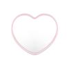 Espelho Pequeno Rosa Espelho de Maquiagem de Dupla Face para Meninas Espelho Portátil Dobrável Mini Espelho de Maquiagem Ampliado Flip Espelho Quadrado