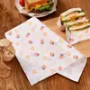 Papel para envasado de alimentos, Papel laminado a prueba de grasa para pan y tostadas de Dongguan, Papel de base para contacto con alimentos para catering, Producción en masa